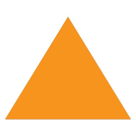 Ergomat 16in DuraStripe Xtreme Arrow Head DuraStripe Orange, 9PK DSX-ARROWHEAD-16-O-KIT